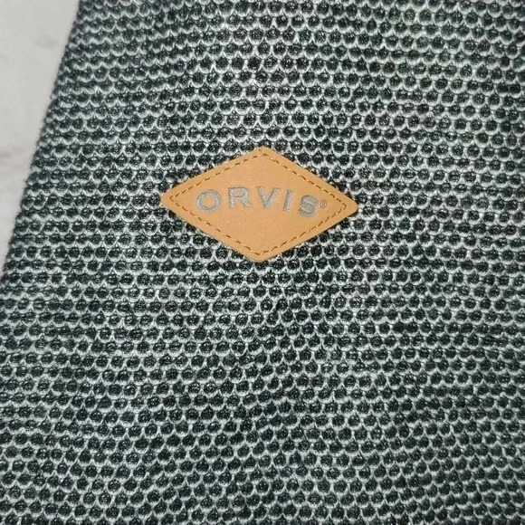 Orvis Men's Fleece Lined Quarter 1/4 Zip Pullover Sweater Gray Men' Size XLarge - Picture 10 of 12